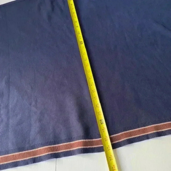 House of Harlow 1960 Blue Navy V-Neck Poncho O/S NWOT - Picture 8 of 9